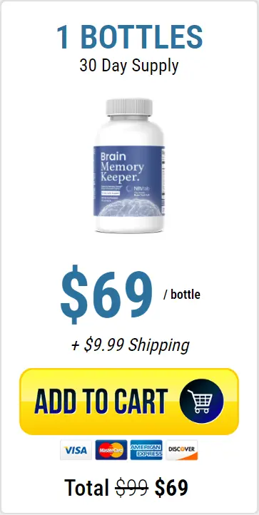 Brain Memory Keeper 1-Bottle Price